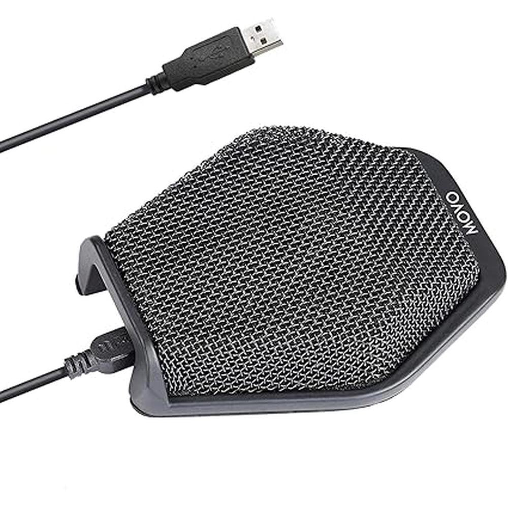 Movo Conference Microphone: Movo MC1000 USB Microphone – Front View