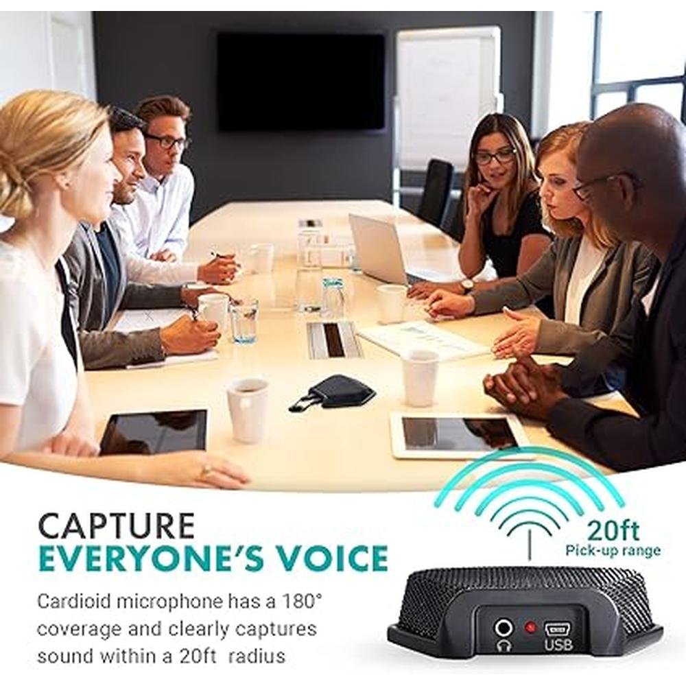 Movo Conference Microphone: Movo MC1000 USB Microphone – In Use