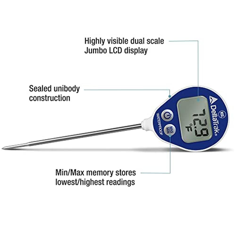 Thermometer DeltaTrak: DeltaTrak 11050 Professional Digital – Side View