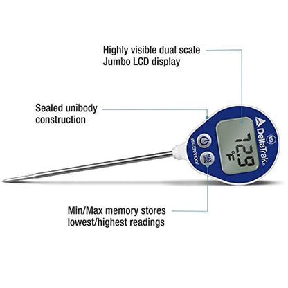 Thermometer DeltaTrak: DeltaTrak 11050 Professional Digital – Side View