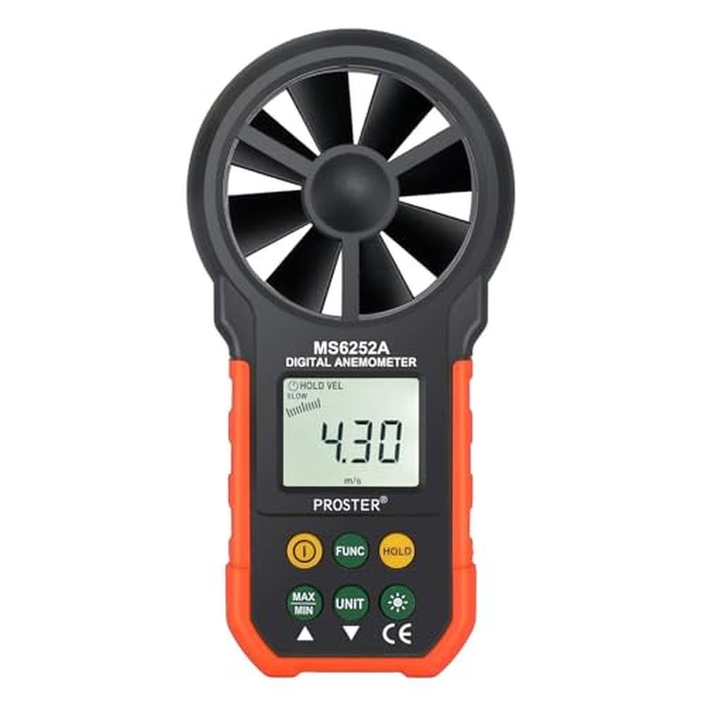Proster Handheld Digital Anemometer – Front View