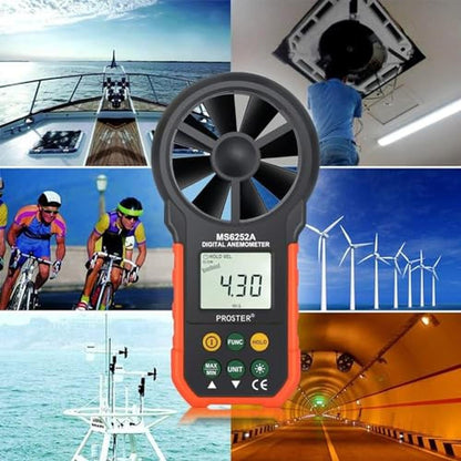 Proster Handheld Digital Anemometer – In Use