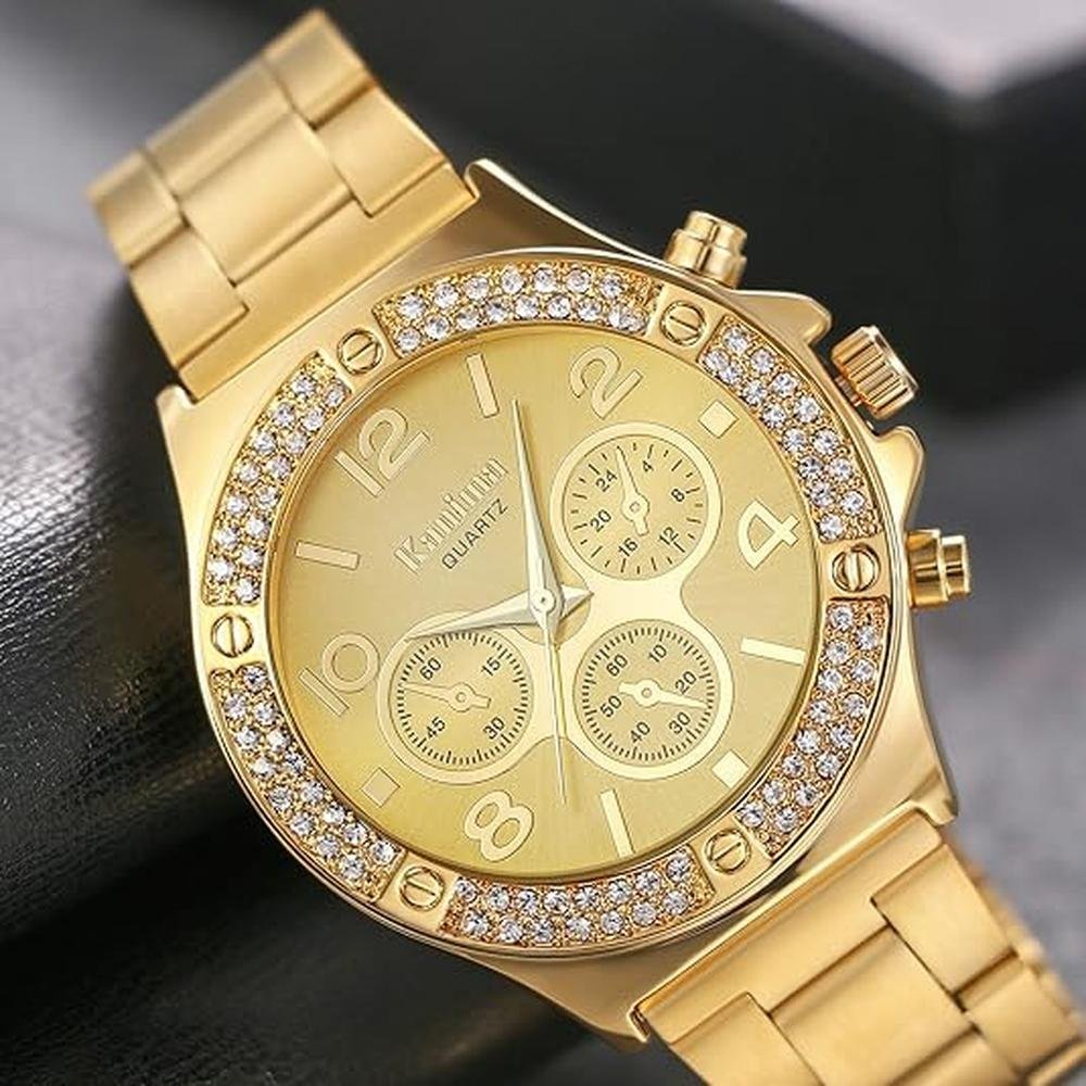Watch Gold: Lancardo Upgraded Japan Quartz 30M Waterproof – In Use