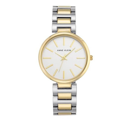 Premium Anne Klein Women's AK-2787SVTT Two-Tone Bracelet – Front View