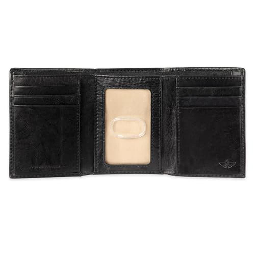 Dockers Men's Coated LeatherExtra Capacity Trifold Wallet – Side View