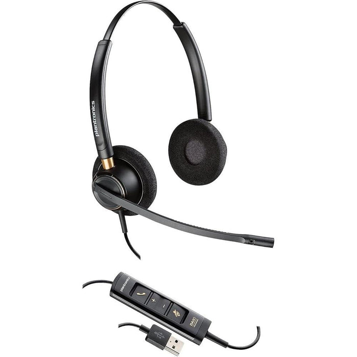 Plantronics Corded Headset with USB Connection – Front View