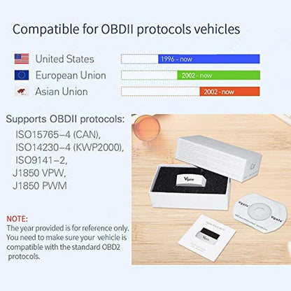 Vgate iCar 3 WiFi OBD2 Scanner – Close-up Detail