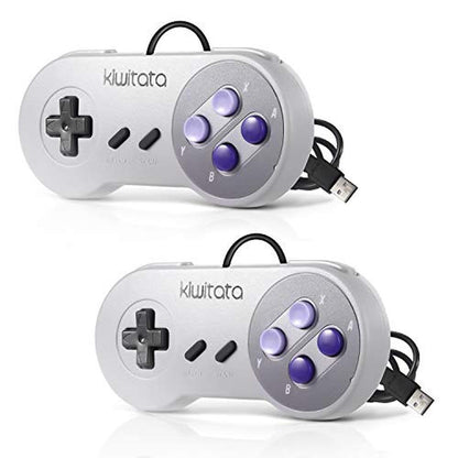Retro Gaming Experience: KIWITATA 2X Classic SNES USB – Front View