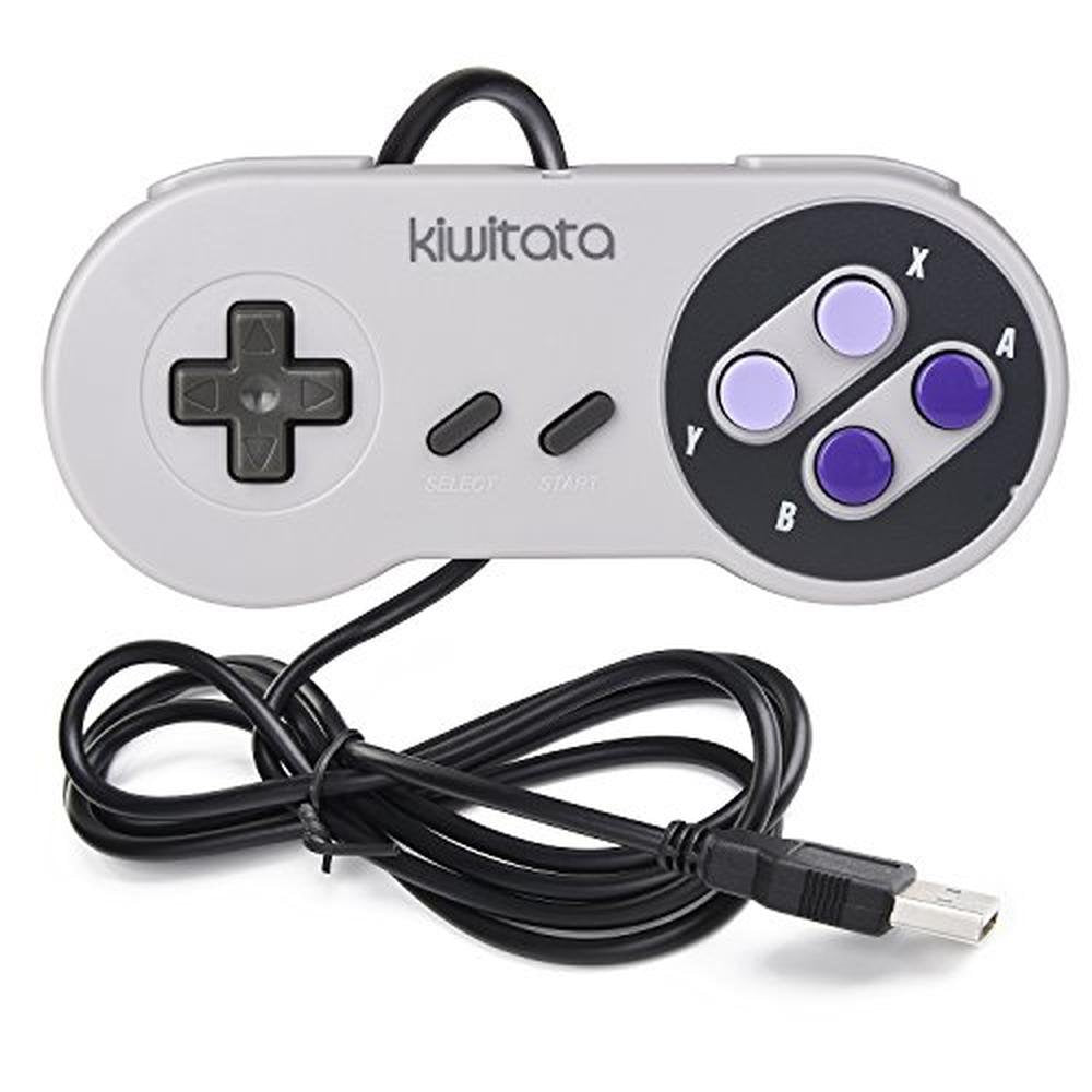 Retro Gaming Experience: KIWITATA 2X Classic SNES USB – Side View