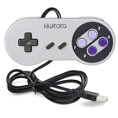Retro Gaming Experience: KIWITATA 2X Classic SNES USB – Side View
