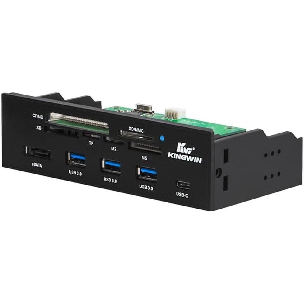 Kingwin Powered USB Hub 3.0 w/ 1 USB-C Port – Front View