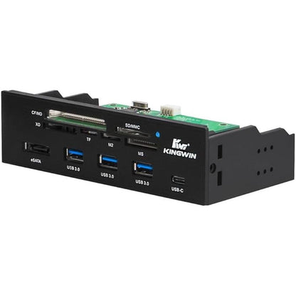 Kingwin Powered USB Hub 3.0 w/ 1 USB-C Port – Front View