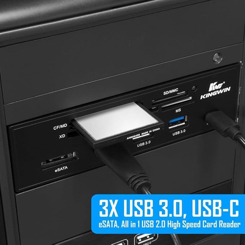 Kingwin Powered USB Hub 3.0 w/ 1 USB-C Port – Close-up Detail