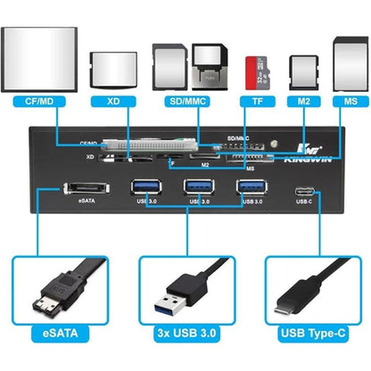 Kingwin Powered USB Hub 3.0 w/ 1 USB-C Port – In Use