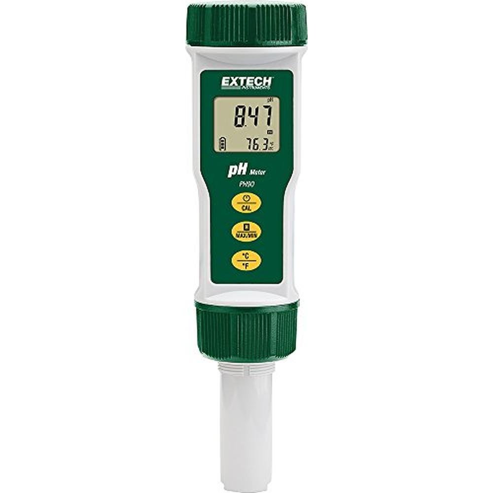 Waterproof pH Meter: Extech PH90 – Front View