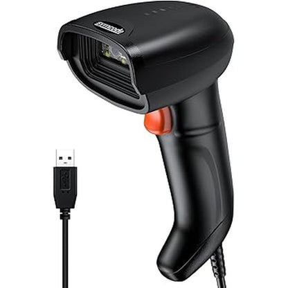 Scanner Code: Symcode USB 2D Barcode Scanner Handheld Wired – Front View