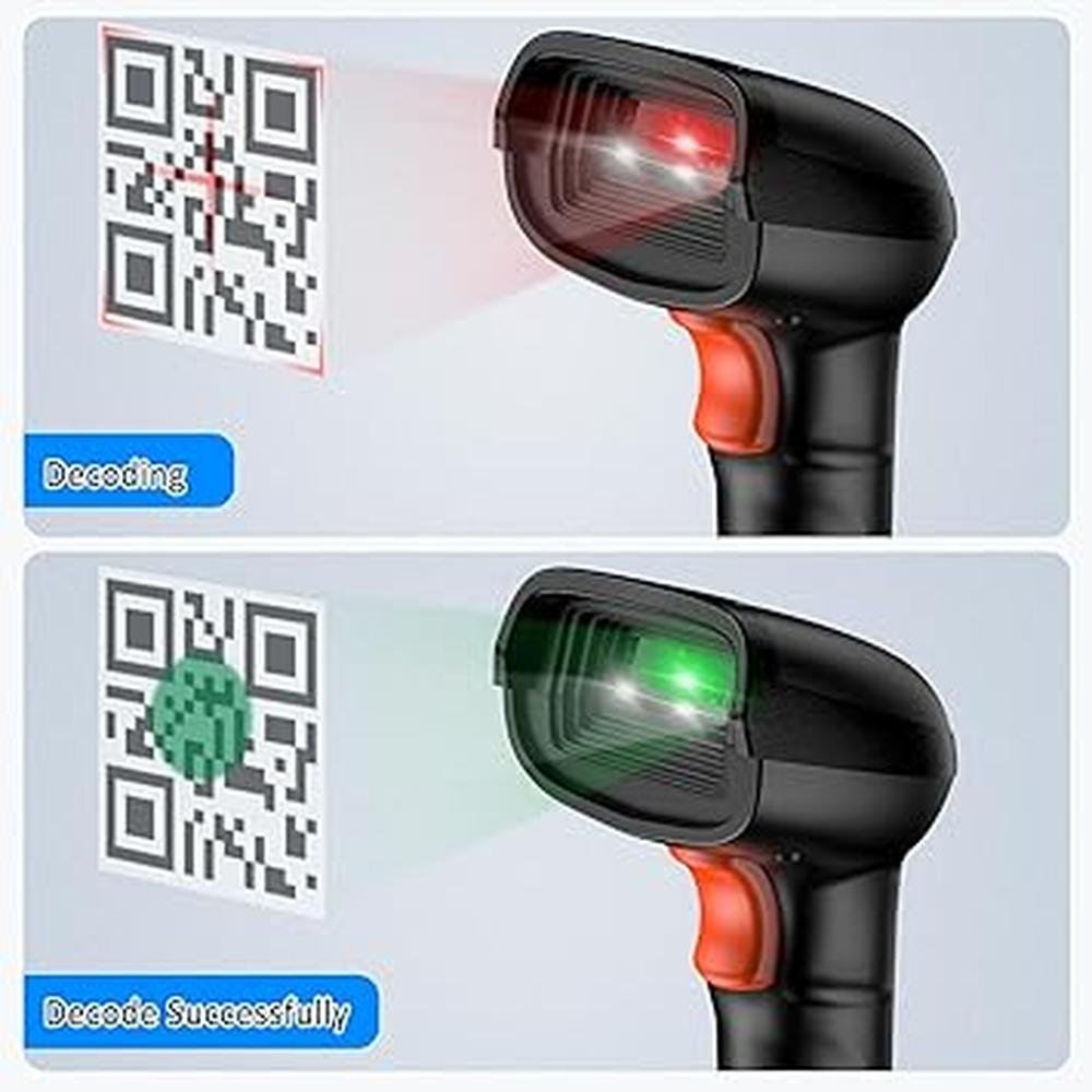 Scanner Code: Symcode USB 2D Barcode Scanner Handheld Wired – Close-up Detail