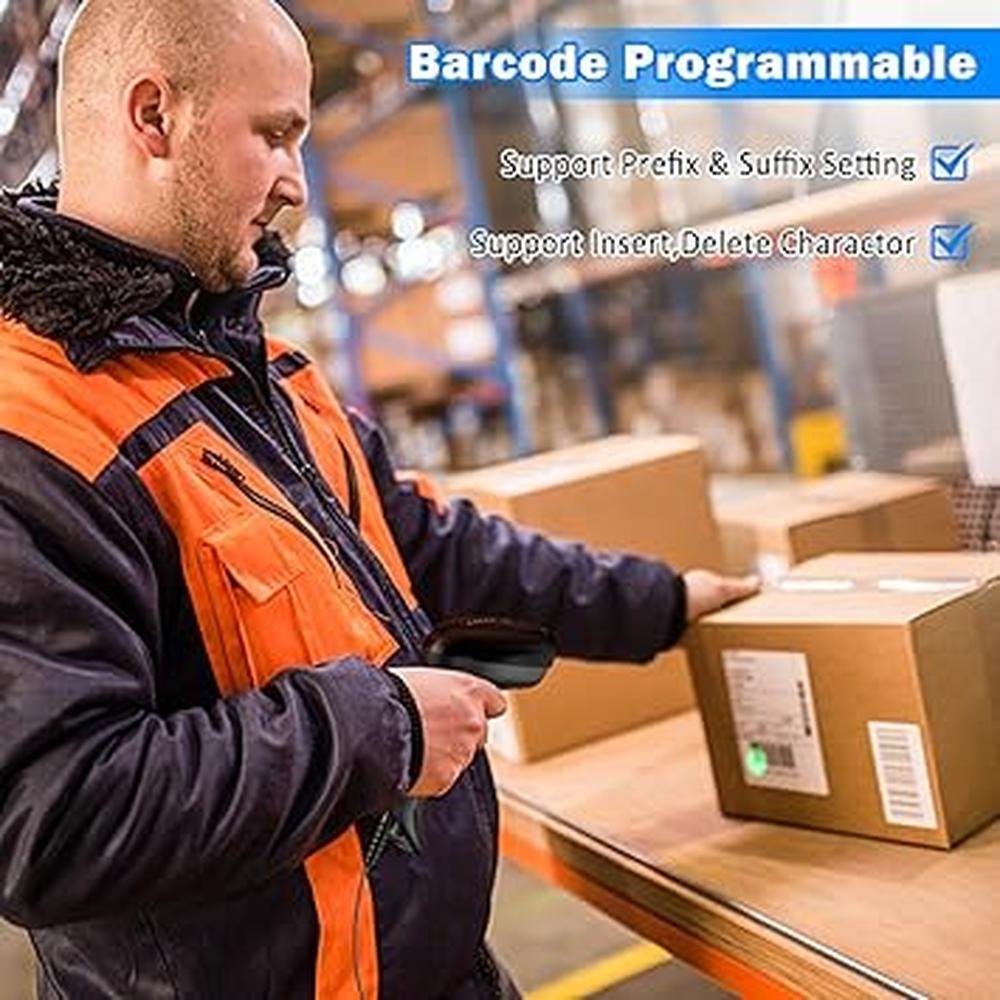 Scanner Code: Symcode USB 2D Barcode Scanner Handheld Wired – Packaging