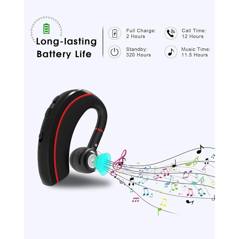 NANAMI Bluetooth Headset: Bluetooth Earpiece V5.0 – Packaging