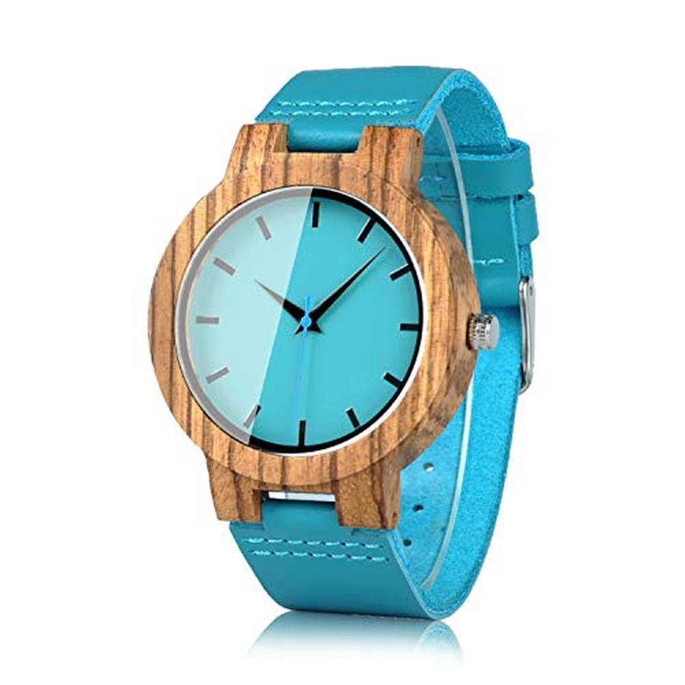 BOBO BIRD Men's Bamboo Wooden Watch – Front View