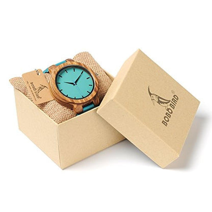 BOBO BIRD Men's Bamboo Wooden Watch – Side View