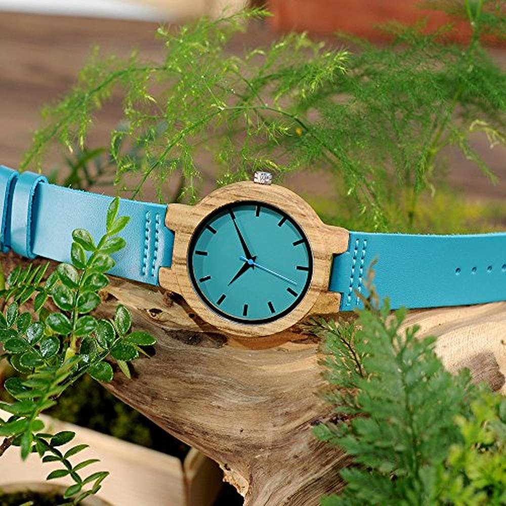 BOBO BIRD Men's Bamboo Wooden Watch – In Use