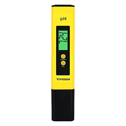 Premium Digital pH Meter: Vivosun High-Accuracy Pen-Type pH – Front View