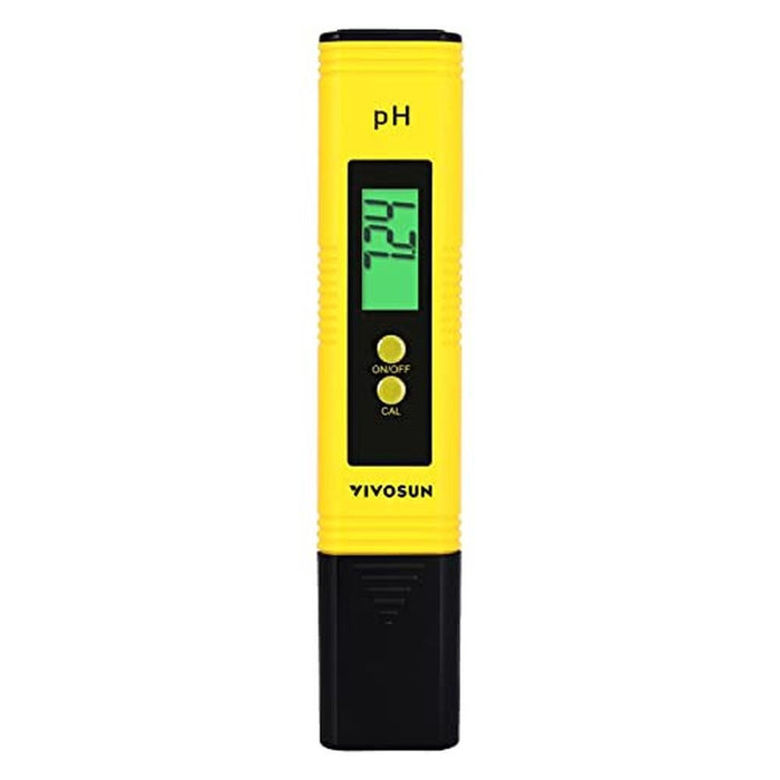 Premium Digital pH Meter: Vivosun High-Accuracy Pen-Type pH – Front View
