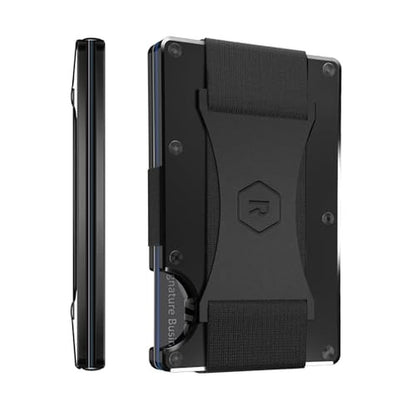 Wallet Men: Ridge Slim Minimalist Compact Wallet and Card – Front View