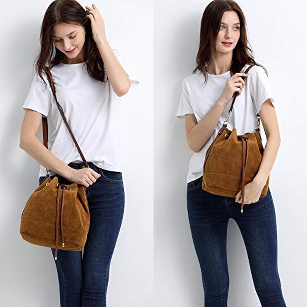 Afkomst Leather Bucket Bags: AFKOMST Medium Tote and Hobo – Side View