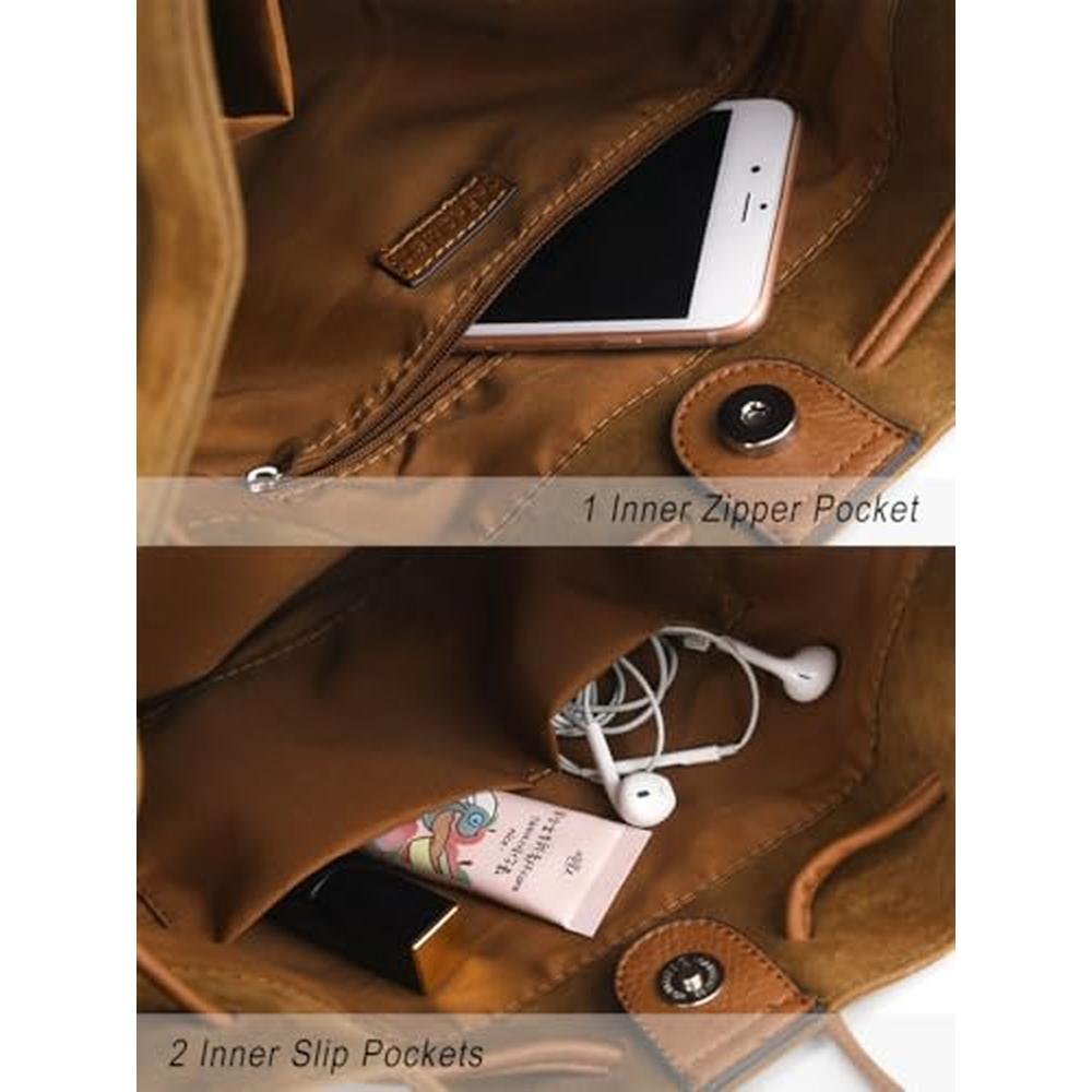 Afkomst Leather Bucket Bags: AFKOMST Medium Tote and Hobo – In Use