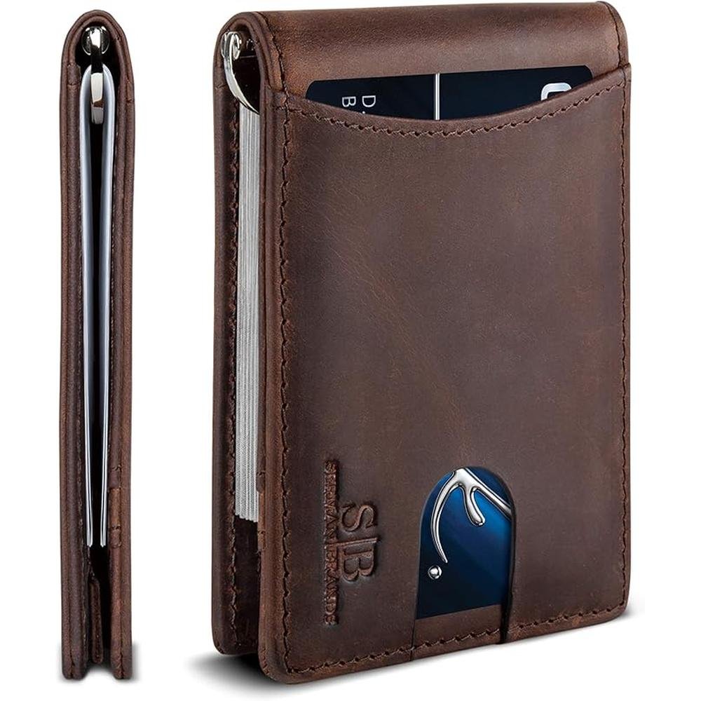 Serman Brands Wallet: Serman Brands RFID Blocking Slim – Front View
