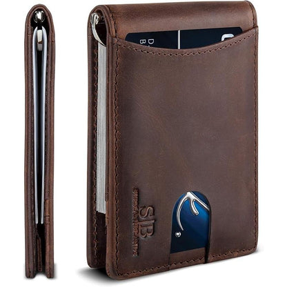 Serman Brands Wallet: Serman Brands RFID Blocking Slim – Front View