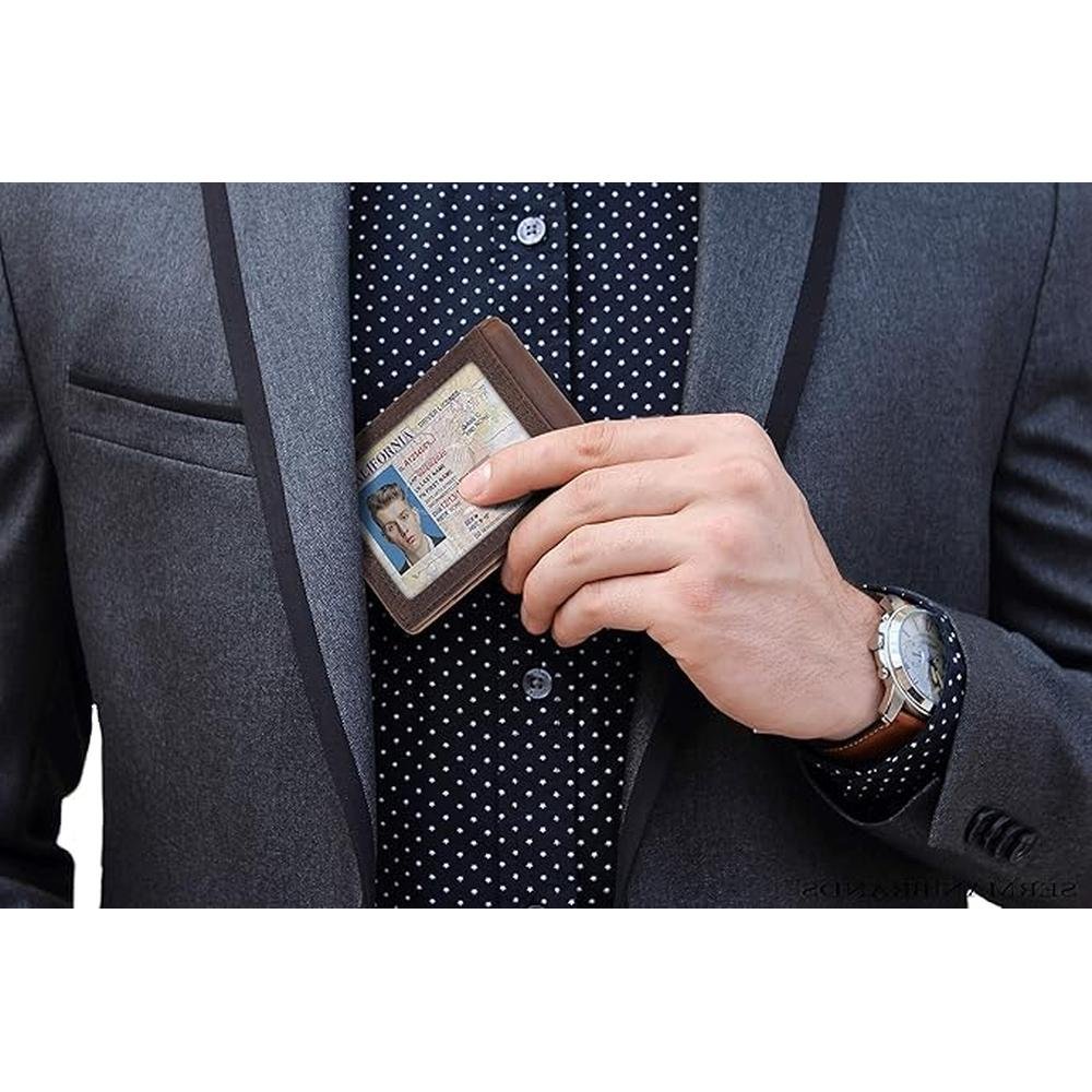Serman Brands Wallet: Serman Brands RFID Blocking Slim – Side View