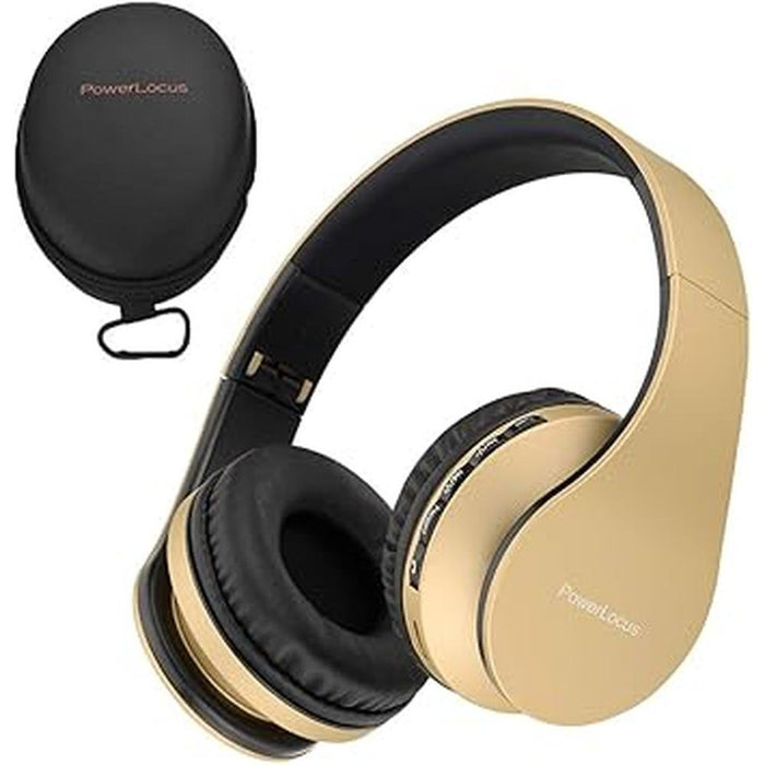PowerLocus Bluetooth Over-Ear Headphones – Front View