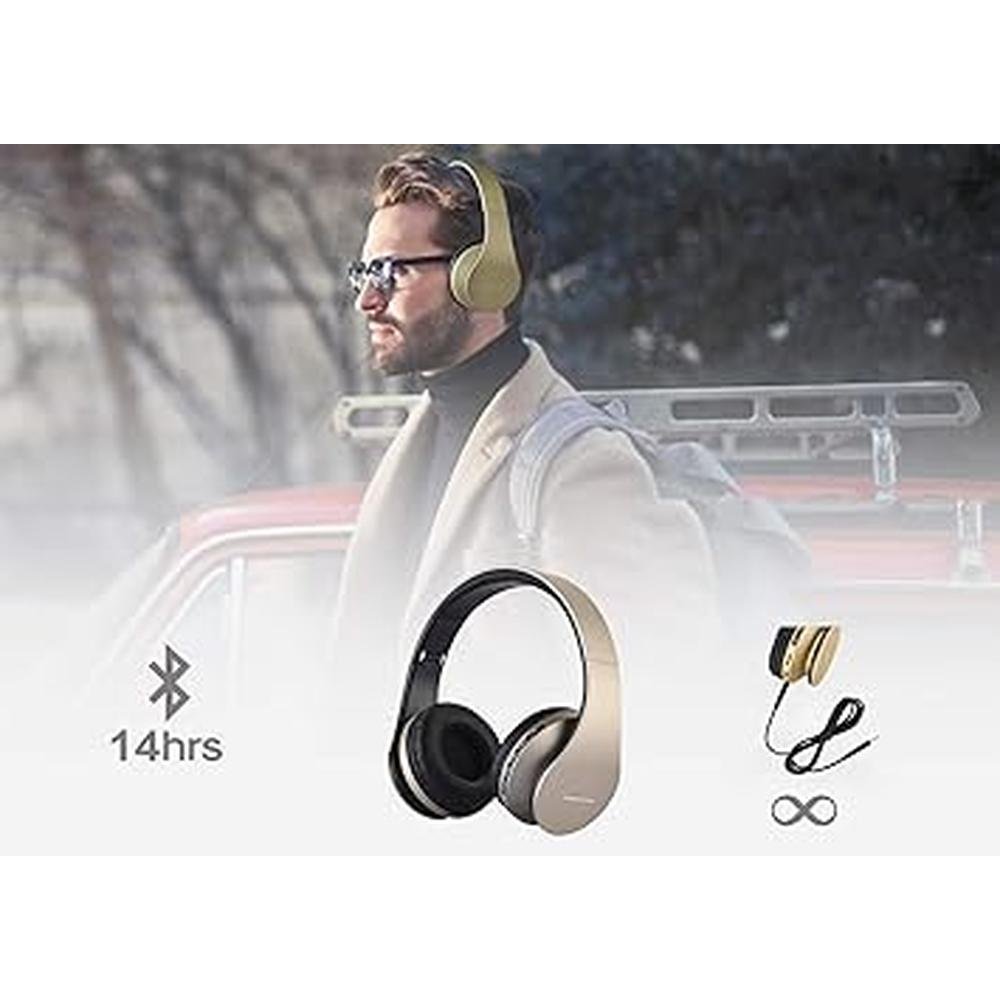 PowerLocus Bluetooth Over-Ear Headphones – Side View