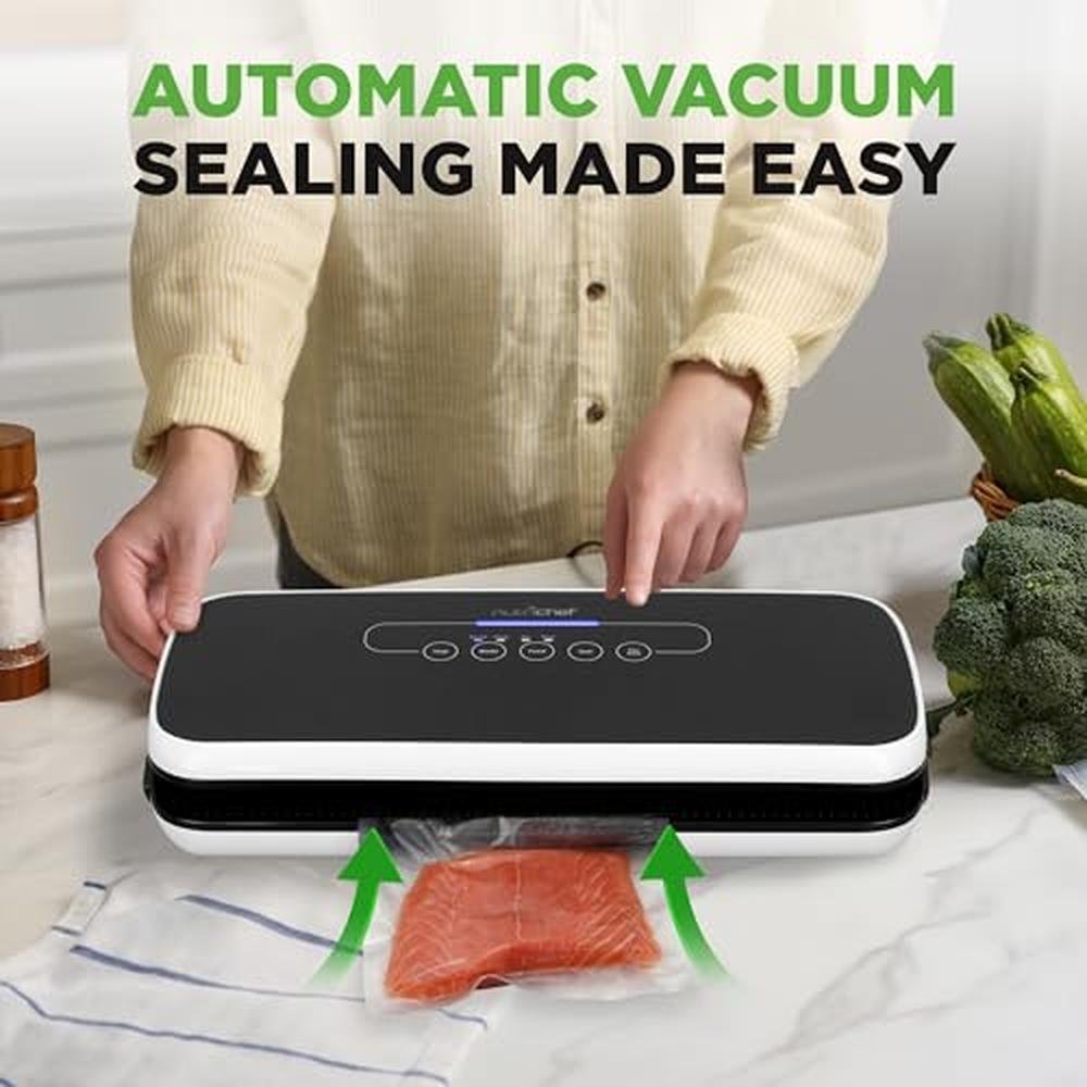 NutriChef Automatic Vacuum Air Sealing System – In Use