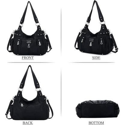 Angelkiss Large Purses and Handbags for Women Washed Faux – Packaging
