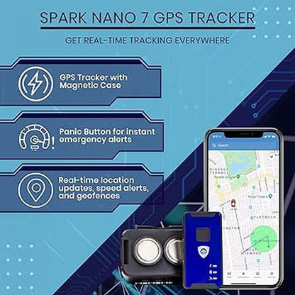 Vehicle GPS: Brickhouse Spark Nano 7 GPS Tracker – Side View