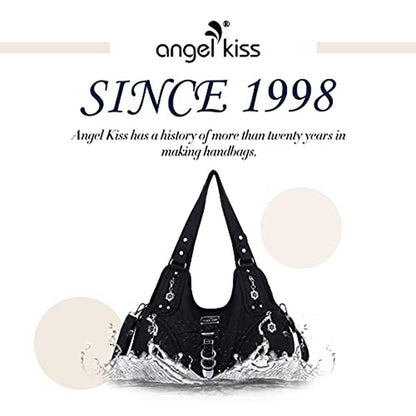 Angelkiss Women: Multiple Pockets Purses and Handbags – Side View