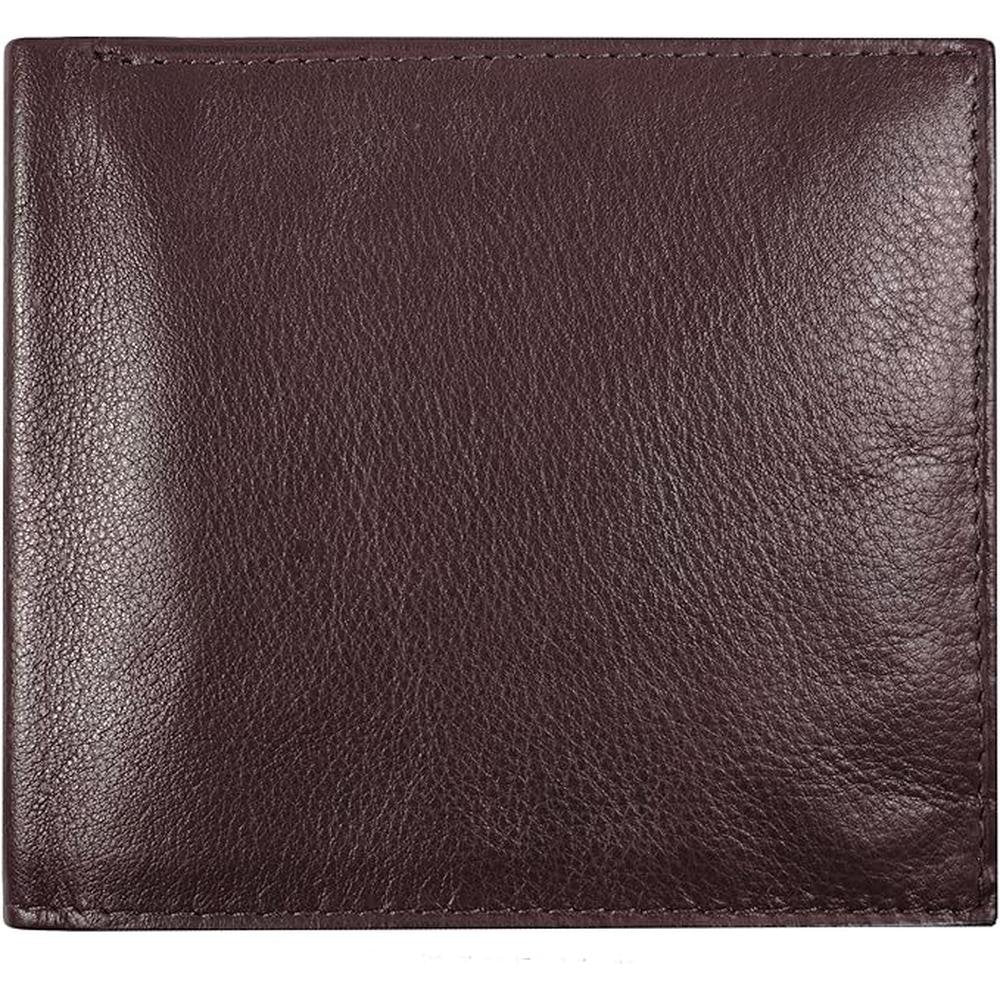 European Hipster Mens Wallet Thick Large Bifold 20 Cards – Front View