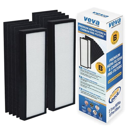 HEPA Filters: Veva HEPA Filter B Replacement Compatible – Front View