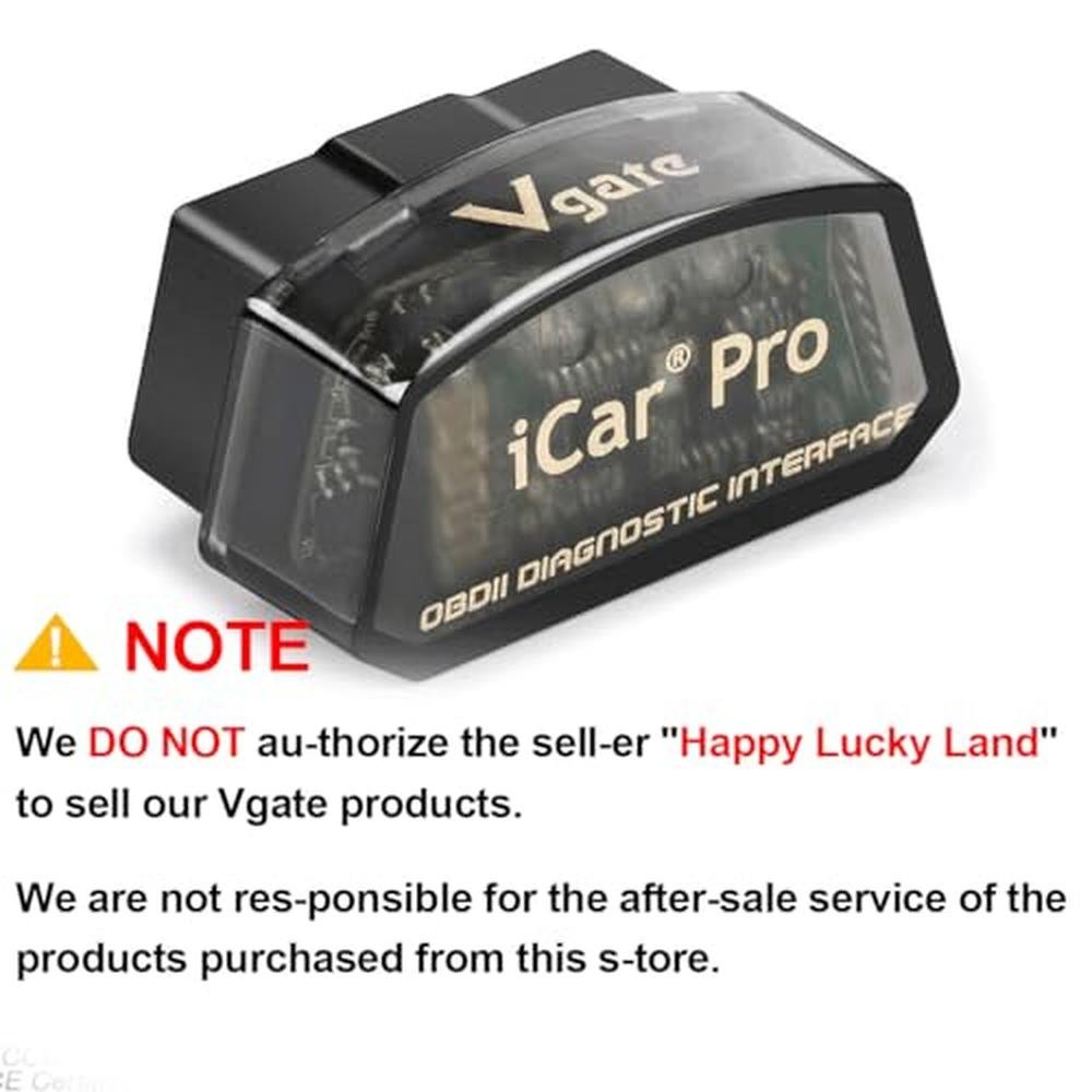 Vgate iCar Pro Bluetooth 4.0 (BLE) OBD2 Fault Code Reader – Side View