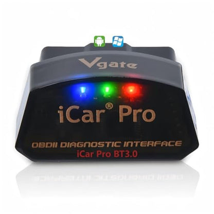 Vgate iCar Pro Bluetooth 3.0 OBD2 Scanner – Front View