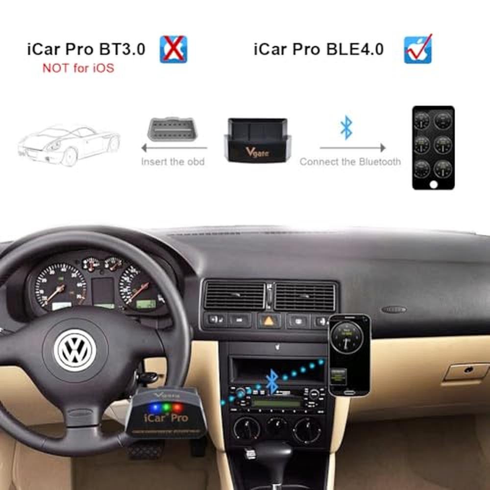 Vgate iCar Pro Bluetooth 3.0 OBD2 Scanner – Packaging