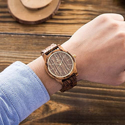 Wood Watches for Men: MUJUZE Handmade Minimalist Wooden – In Use
