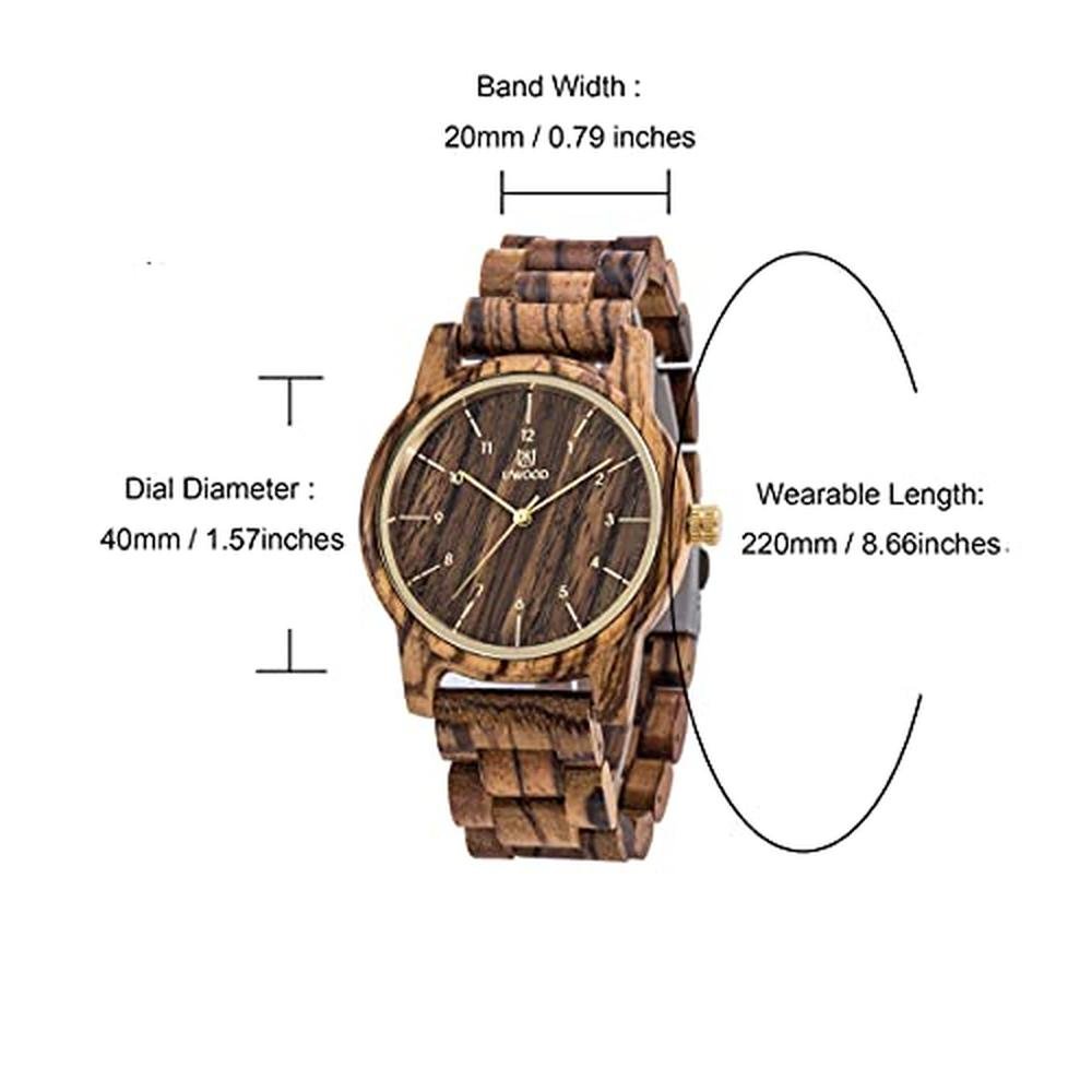 Wood Watches for Men: MUJUZE Handmade Minimalist Wooden – Packaging
