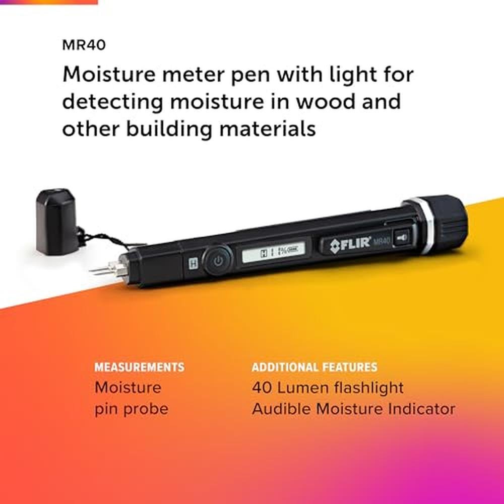 Moisture Flashlight: FLIR MR40 – Side View