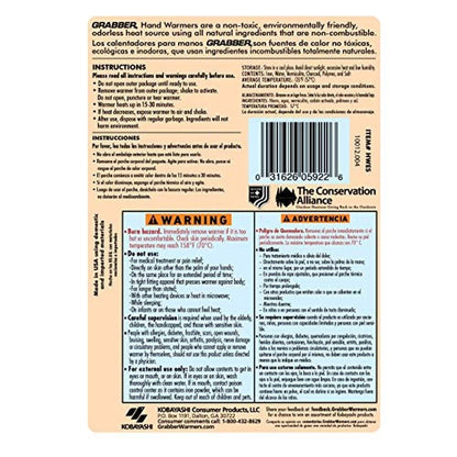 Warmers Grabber: Grabber Hand Warmers Long Lasting Natural – In Use