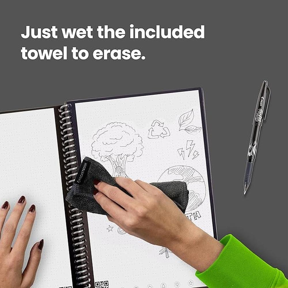 Rocketbook Core: Rocketbook Reusable Spiral Notebook – Close-up Detail